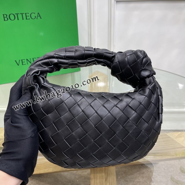 Bottega veneta高端女包 98080小號 寶緹嘉最新編織打結圓形hobo包 BVjodie新版本2代羊皮手工編織手腕包  gxz1373